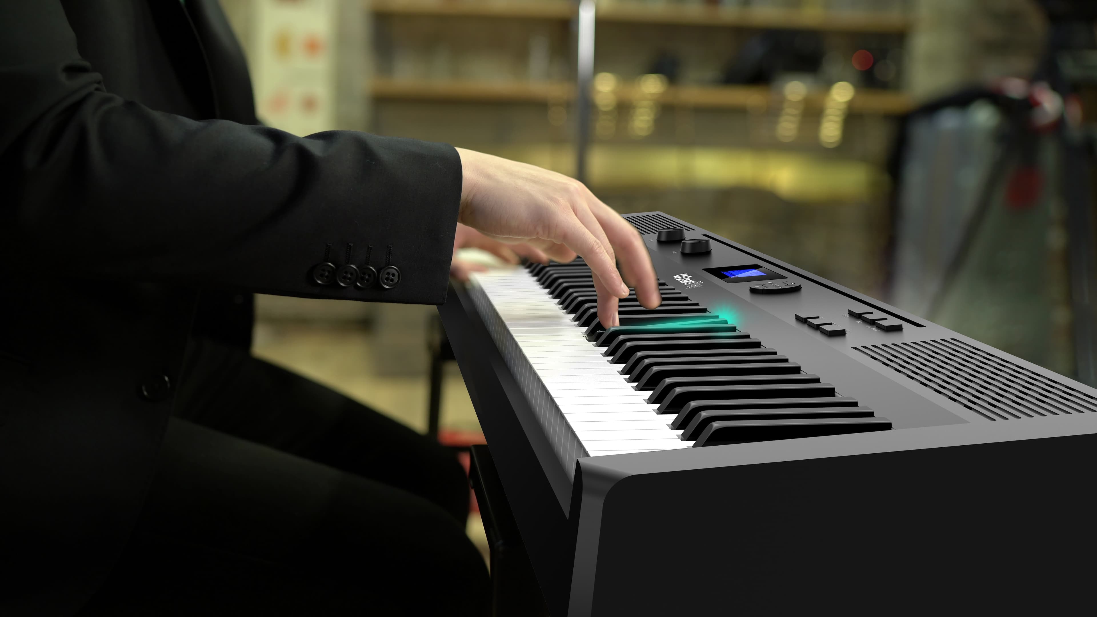 DreamPlay One narrow keys piano - historical piano keyboard context